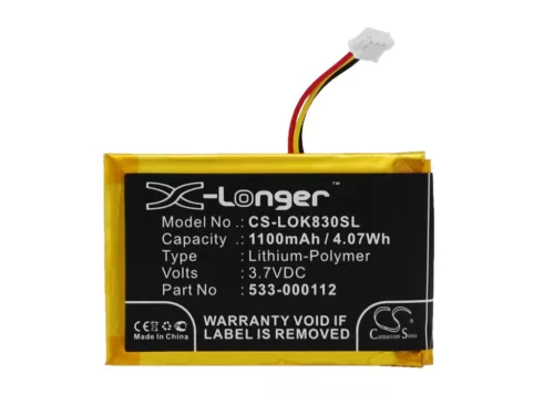 Logitech IIIuminated Living-Room billentyűzet K830 készülékhez billentyűzet akkumulátor (3.7V, 1100mAh / 4.07Wh) - Utángyártott