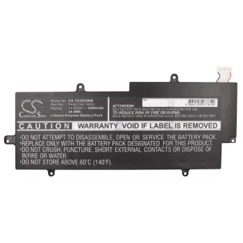   Toshiba Portege Z830 készülékhez laptop akkumulátor (14.8V, 3000mAh / 44.4Wh, Fekete) - Utángyártott