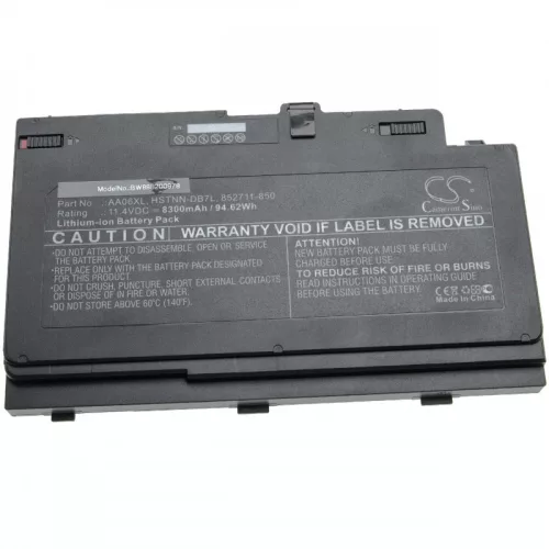 HP 852711-850, AA06XL helyettesítő laptop akkumulátor (11.4V, 8300mAh / 94.62Wh, Fekete) - Utángyártott