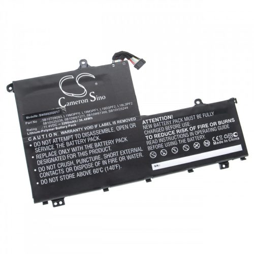 Lenovo IdeaPad S340 készülékhez laptop akkumulátor (11.4V, 3200mAh / 36.48Wh) - Utángyártott