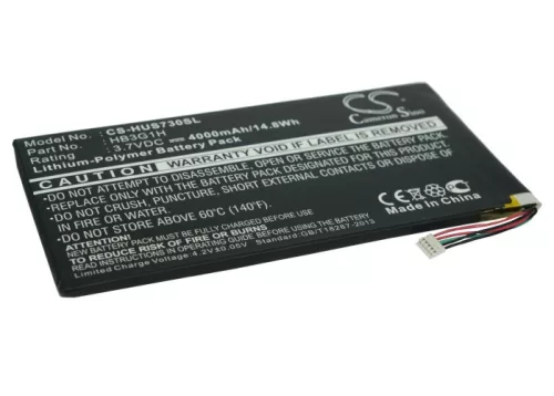 Huawei Mediapad 7 Lite, S7-301U készülékekhez tablet akkumulátor (3.7V, 4000mAh / 14.8Wh) - Utángyártott