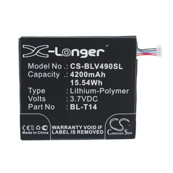  LG G Pad 8.0, G Pad F7 készülékekhez tablet akkumulátor (3.7V, 4200mAh / 15.54Wh) - Utángyártott