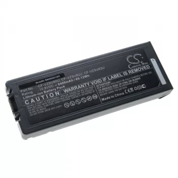   Panasonic Toughbook CF-C2 MK1 készülékhez laptop akkumulátor (10.8V, 6400mAh / 69.12Wh, Fekete) - Utángyártott