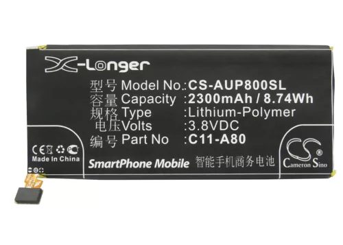 Asus PadFone A80, A86, Infinity készülékekhez tablet akkumulátor (3.8V, 2300mAh / 8.74Wh) - Utángyártott