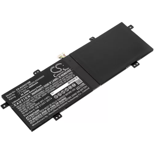 Asus ZenBook 14 UM431DA-AM011T készülékhez laptop akkumulátor (7.7V, 6000mAh / 46.2Wh) - Utángyártott