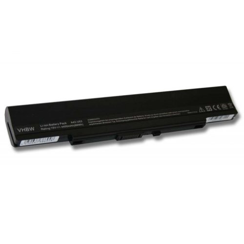 Asus U33, U33J, U33JC készülékekhez laptop akkumulátor (15V, 4400mAh / 66Wh, Fekete) - Utángyártott