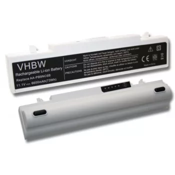   Samsung 300E5A, 300E5C készülékekhez laptop akkumulátor (11.1V, 6600mAh / 73.26Wh, Fehér) - Utángyártott