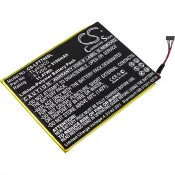   Alcatel One Touch OT-9005X készülékhez táblagép akkumulátor (3.7V, 3100mAh / 11.47Wh) - Utángyártott