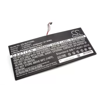   Alcatel One Touch OT-8085 készülékhez táblagép akkumulátor (3.85V, 5700mAh / 21.95Wh) - Utángyártott