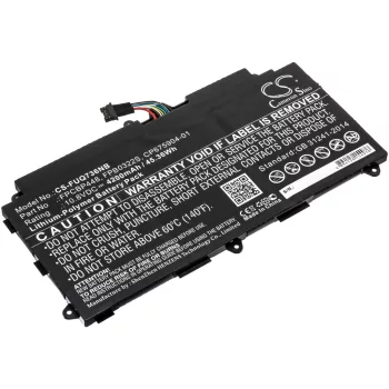   Fujitsu Stylistic Q736, Q737 készülékekhez táblagép akkumulátor (10.8V, 4200mAh / 45.36Wh) - Utángyártott