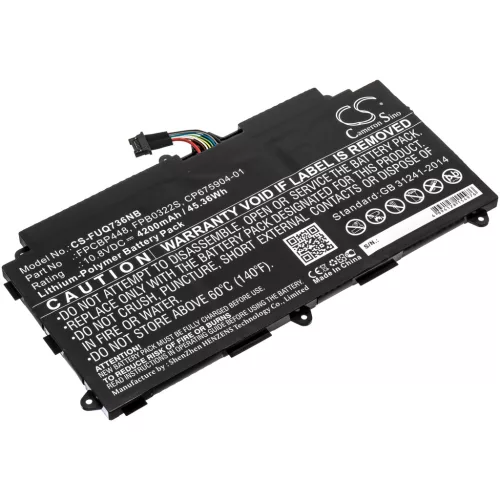 Fujitsu Stylistic Q736, Q737 készülékekhez táblagép akkumulátor (10.8V, 4200mAh / 45.36Wh) - Utángyártott