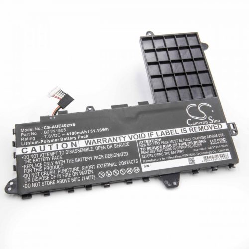 Asus EeeBook E402MA, E402MA-1R készülékekhez laptop akkumulátor (7.6V, 4100mAh / 31.16Wh) - Utángyártott