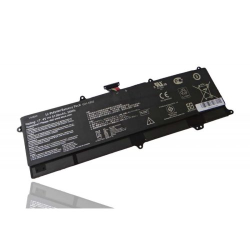 Asus AR5B125 készülékhez laptop akkumulátor (7.4V, 5100mAh / 37.74Wh, Fekete) - Utángyártott