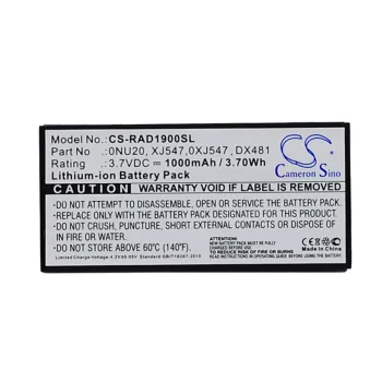   Dell E2K-UCP-61(B) készülékhez RAID vezérlő akkumulátor (3.7V, 1000mAh / 3.7Wh) - Utángyártott