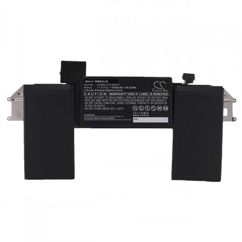 Apple MVH22LL/A, MWTJ2LL/A készülékekhez laptop akkumulátor (11.4V, 4300mAh / 49.02Wh) - Utángyártott