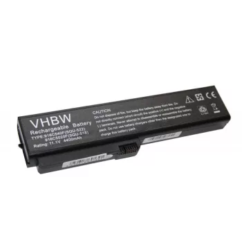   Fujitsu-Siemens Amilo Li1720 készülékhez laptop akkumulátor (11.1V, 4400mAh / 48.84Wh, Fekete) - Utángyártott