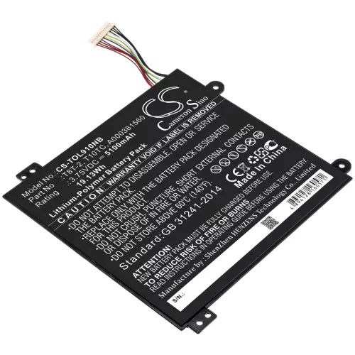 Toshiba Satellite Click Mini L9W-B készülékhez laptop akkumulátor (3.75V, 5100mAh / 19.13Wh) - Utángyártott