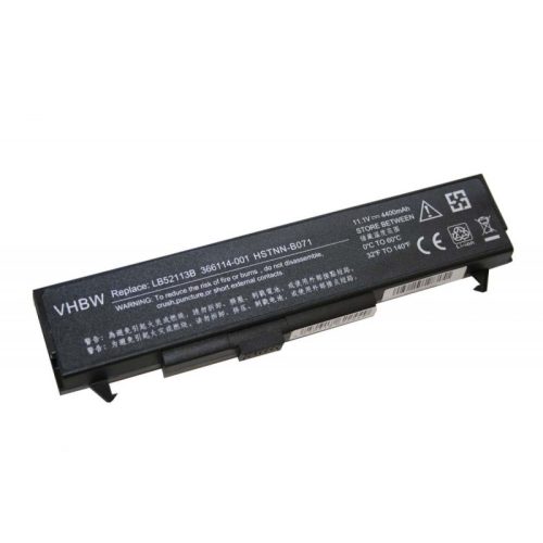 LG M1 készülékhez laptop akkumulátor (11.1V, 4400mAh / 48.84Wh, Fekete) - Utángyártott