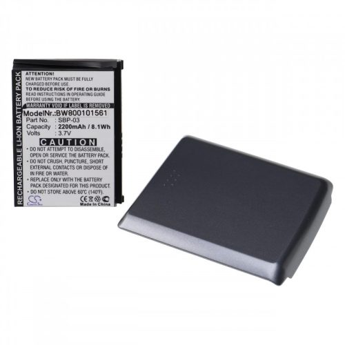 Asus MyPal A630, A632 készülékekhez táblagép / tablet akkumulátor (3.7V, 2200mAh / 8.14Wh) - Utángyártott
