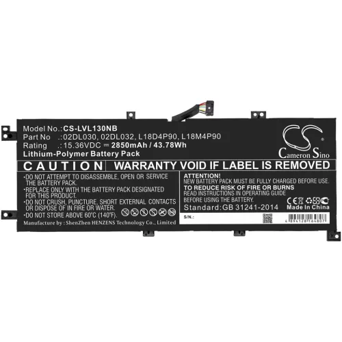 Lenovo ThinkPad L13 20R4S47U00 készülékhez laptop akkumulátor (15.36V, 2850mAh / 43.78Wh) - Utángyártott