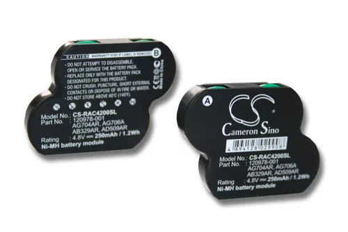 HP / CompaQ Clsr Svr rx2600 1.3GHz 2GB Solution készülékhez akkumulátor (4.8V, 250mAh / 1.2Wh) - Utángyártott