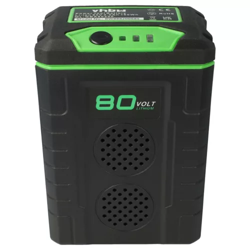 Greenworks GD80BC, GD80BCB készülékekhez szerszámgép akkumulátor (80V, 2000mAh / 160Wh) - Utángyártott