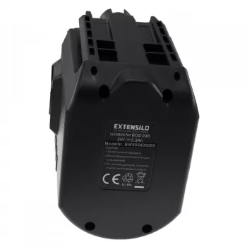   Bosch 0 611 260 539 készülékhez szerszámgép akkumulátor (24V, 3300mAh / 79Wh, NiMH) - Utángyártott