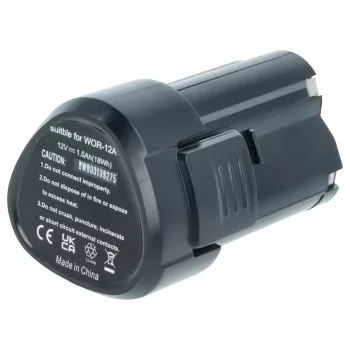   Worx H3 WX382 készülékhez szerszámgép akkumulátor (12V, 1500mAh / 18Wh, Lithium-Ion) - Utángyártott