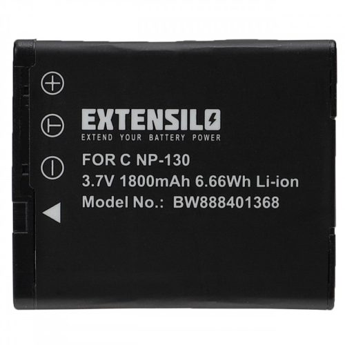 Casio Exilim EX-H30 készülékhez kamera akkumulátor (3.7V, 1800mAh / 6.66Wh, Lithium-Ion) - Utángyártott