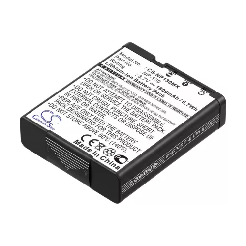 Casio Exilim EX-H30 készülékhez kamera akkumulátor (3.7V, 1800mAh / 6.66Wh, Lithium-Ion) - Utángyártott