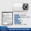 Casio Exilim EX-H30 készülékhez kamera akkumulátor (3.7V, 1800mAh / 6.66Wh, Lithium-Ion) - Utángyártott