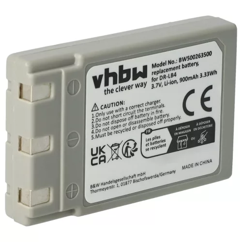 Konica Revio KD-310 készülékhez kamera akkumulátor (3.7V, 750mAh / 2.78Wh, Lithium-Ion) - Utángyártott