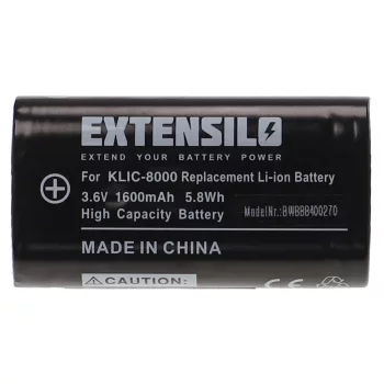   Kodak EasyShare Z1012 IS készülékhez kamera akkumulátor (3.6V, 1600mAh / 5.8Wh, Lithium-Ion) - Utángyártott