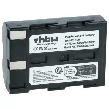   Konica Minolta Dimage A1 készülékhez kamera akkumulátor (7.2V, 1200mAh / 8.64Wh, Lithium-Ion) - Utángyártott