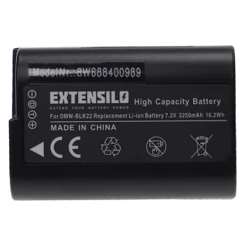   Panasonic Lumix DC-S5 készülékhez kamera akkumulátor (7.2V, 2250mAh / 16.2Wh, Lithium-Ion) - Utángyártott