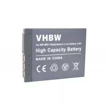   Sony Cybershot DSC-T2 készülékhez kamera akkumulátor (3.6V, 500mAh / 1.8Wh, Lithium-Ion) - Utángyártott