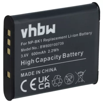   Sony Bloggie MHS-CM5 készülékhez kamera akkumulátor (3.6V, 600mAh / 2.16Wh, Lithium-Ion) - Utángyártott
