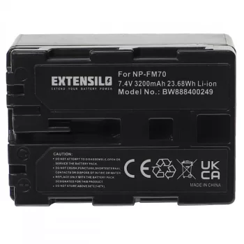   Sony A-100 készülékhez kamera akkumulátor (7.4V, 3200mAh / 23.68Wh, Lithium-Ion) - Utángyártott