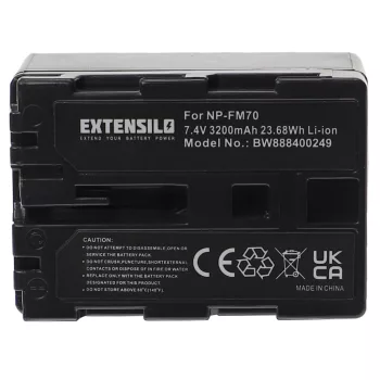   Sony A-100 készülékhez kamera akkumulátor (7.4V, 3200mAh / 23.68Wh, Lithium-Ion) - Utángyártott