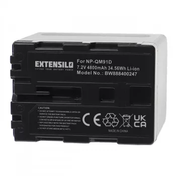   Sony A-100 készülékhez kamera akkumulátor (7.2V, 4800mAh / 34.56Wh, Lithium-Ion) - Utángyártott