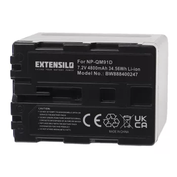   Sony A-100 készülékhez kamera akkumulátor (7.2V, 4800mAh / 34.56Wh, Lithium-Ion) - Utángyártott