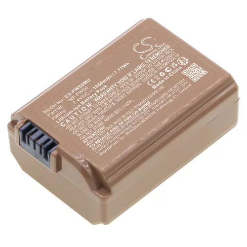 Sony Alpha 3000 készülékhez kamera akkumulátor (7.4V, 1050mAh / 7.77Wh, Lithium-Ion) - Utángyártott