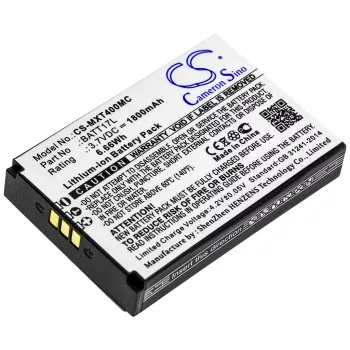   Midland XTC400 készülékhez kamera akkumulátor (3.7V, 1800mAh / 6.66Wh, Lithium-Ion) - Utángyártott