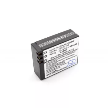   Activeon CX készülékhez kamera akkumulátor (3.7V, 600mAh / 2.22Wh, Lithium-Ion) - Utángyártott