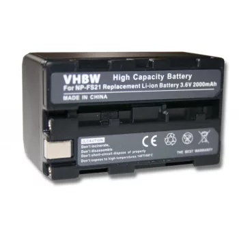   Sony CCD-CR1 (Ruvi) készülékhez kamera akkumulátor (3.6V, 2000mAh / 7.2Wh, Lithium-Ion) - Utángyártott