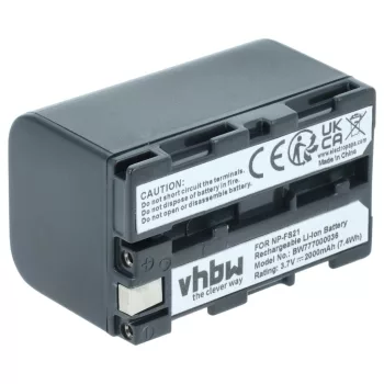   Sony CCD-CR1 (Ruvi) készülékhez kamera akkumulátor (3.6V, 2000mAh / 7.2Wh, Lithium-Ion) - Utángyártott