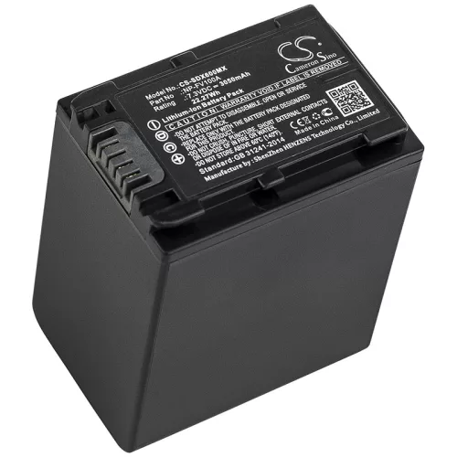 Sony FDR-AX33 készülékhez kamera akkumulátor (7.3V, 3050mAh / 22.27Wh, Lithium-Ion) - Utángyártott