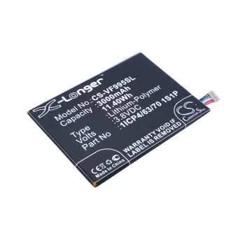   Vodafone Smart Ultra 6 készülékhez mobiltelefon akkumulátor (3.8V, 3000mAh / 11.4Wh, Lithium-Ion) - Utángyártott