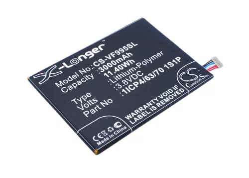 Vodafone Smart Ultra 6 készülékhez mobiltelefon akkumulátor (3.8V, 3000mAh / 11.4Wh, Lithium-Ion) - Utángyártott