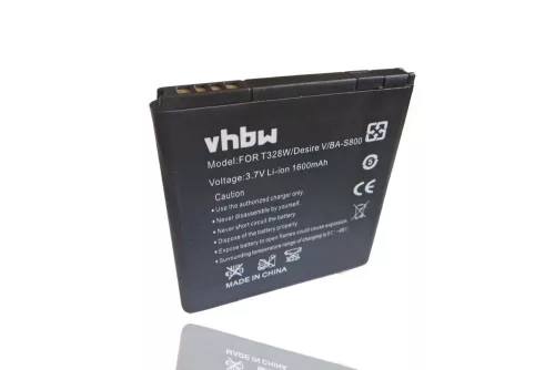 HTC Desire U készülékhez mobiltelefon akkumulátor (3.7V, 1600mAh / 5.92Wh, Lithium-Ion) - Utángyártott